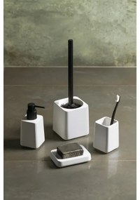 Sapho - Kúpeľňová sada 4 ks biela/čierna