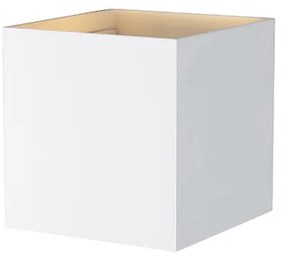 Vonkajšia nástenná lampa biela vrátane LED 2-svetlo IP54 - Edwin