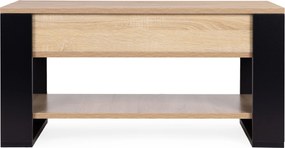 ModernHome Konferenčný stolík so zdvíhacou doskou 90 cm - ModernHome