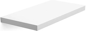 Vasagle Nástenná polica biela, 40 x 20 x 3,8 cm