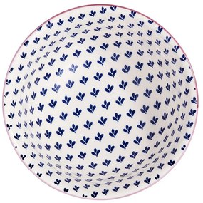 ORNAMENTS Miska 520 ml - modrá/biela