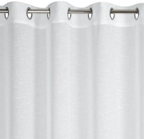 ZÁCLONA NA KRÚŽKOCH LEXY 140X250 CM BIELA