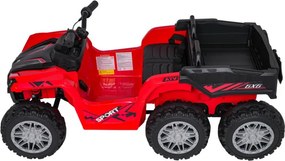 Elektrická štvorkolka Quad Sport TX 4 × 4 červená