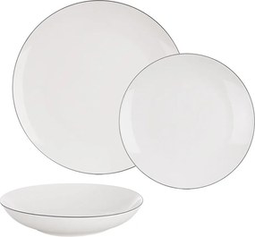 Jedálenská súprava 18 ks z kostného porcelánu Decora – Orion