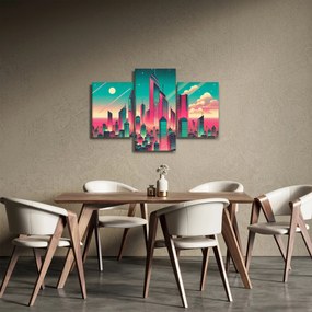 Obraz – Veľkomesto v pop-art štýle (90x60 cm)