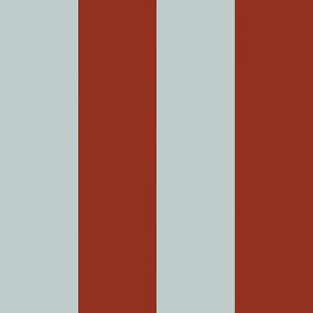 Tapeta pruhy modro červená 280×50 cm