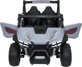 Ramiz Elektrická bugina Gravity pre deti šedá + pohon 4x4 + diaľkové ovládanie