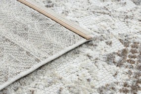 Koberec SOLE D3732 Aztécky, romby - ploské tkanie, béžový