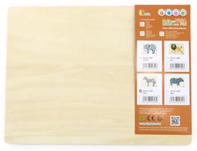 Puzzle na podložke s rúčkami Viga 44603 zebra