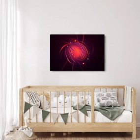 Moderný obraz abstrakcie (90x60 cm)