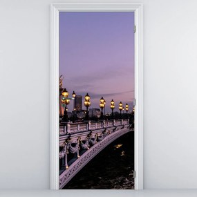 Fototapeta na dvere - Most Alexandra III. v Paríži (95x205cm)