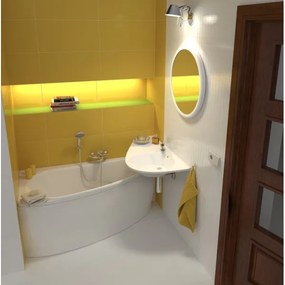 Ravak CT01000000 - Rohová vaňa AVOCADO 150x75 cm akrylát/biela