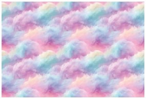 Tapeta pastelové dúhové oblaky