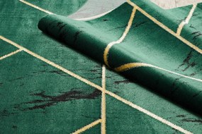 Dywany Łuszczów Kusový koberec Emerald geometric 1012 green and gold - 180x270 cm