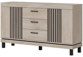 Komoda Mati Mi04 Dub Crem/Čierna