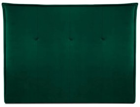 Tmavozelené čelo postele 140x120 cm Monica – Milo Casa