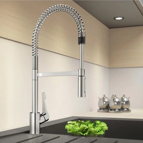 HANSGROHE Cento páková drezová batéria XXL Semi-Pro, flexibilné rameno so sprškou s prepínaním, 2jet, výška výtoku 187 mm, chróm, 14806000