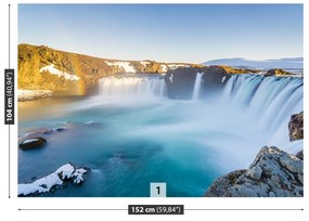 Fototapeta Vliesová Islandský vodopád 416x254 cm