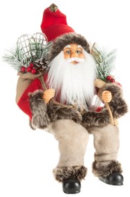 VIANOČNÁ FIGÚRKA SANTA 40 CM ČERVENÁ