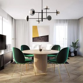 Toolight Toolight, stropné svietidlo 6xG9 APP1668-6CP, čierna matná, OSW-05708