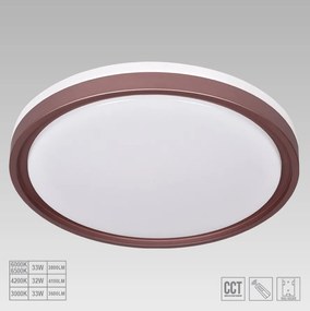 PREZENT Stropné LED osvetlenie FLOREN, 41,5 cm, 33W, 3000 - 6500K, IP20, stmievateľné, diaľkové ovládanie, h