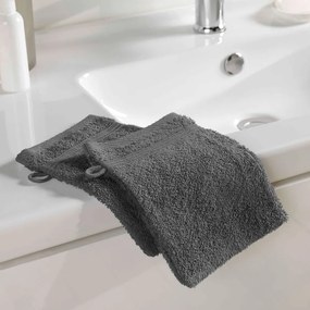 Tmavosivá bavlnená žinka 15x21 cm Tendresse – douceur d'intérieur