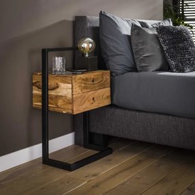 Nočný stolík 23-68 Rigid Drevo Acacia - Komfort-nábytok