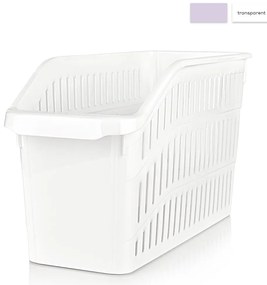 Orion 2. akosť - Organizér, košík do chladničky aj police - ADEL vysoký, biely, 30 x 13 x 17 cm