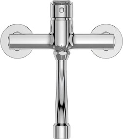 Mereo Pego, drezová nástenná batéria, 150 mm, s ramienkom rúrkovým o 18 mm - 200 mm, chróm, MER-CB30101P