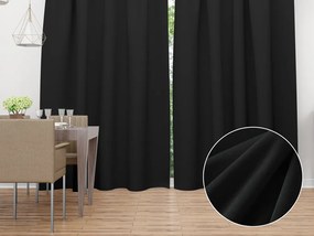 Biante Zamatový záves Velvet Prémium SVP-014 Čiernozelený - šírka 135 cm 135x230 cm