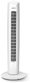 Aigostar B.V. Aigostar - Stĺpový ventilátor 45W/230V biela AI1134