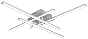 Brilagi - LED stropné svietidlo STRIPES LED/37W/230V strieborné