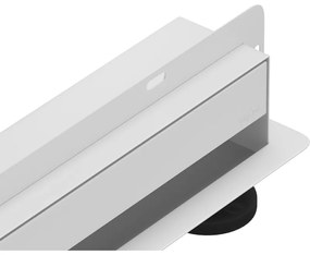 Mexen Flat Wall, sprchový žľab na stenu 2v1, 60 cm, biela, 1230060