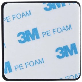 Erga Pad, samolepiaci háčik na uteráky 4,5x4,5 cm (4ks), čierna matná, ERG-YKA-CH.PAD-4-BLK