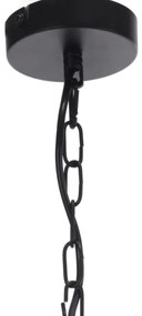 ONLI - Luster na reťazi ZAIR 1xE27/22W/230V čierna/strieborná