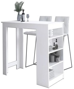 Ak furniture Barový stôl Ruto biely