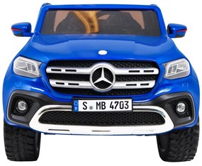 RAMIZ ELEKTRICKÉ AUTÍČKO MERCEDES X-CLASS - LCD - MP4 - LAKOVANÉ - MODRÉ - 4 x 45W/12V - 2 x 12V/7Ah - 2023