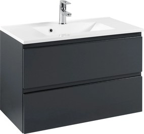 XXXLutz SKRINKA S UMÝVADLOM, grafitová, grafitová, 80/56/47 cm Held - Online Only kúpeľne - 000307002413