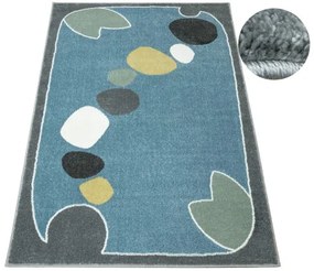 Detský koberec LIMA M043A krémový / svetlosivý