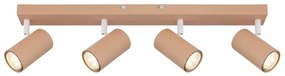Globo 57911-4P - Bodové svietidlo ROBBY 4xGU10/35W/230V oranžová