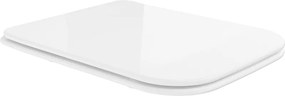 Mexen doska s pomalým padaním slim, duroplast, biela lesklá - 39090100