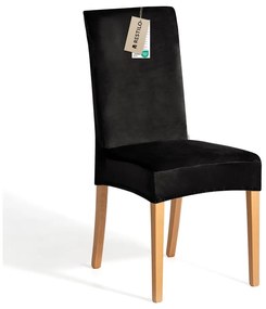 Čierny napínací poťah na stoličku 48 cm Sento – Restilo