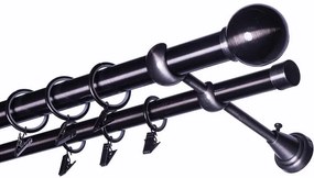 Garniža fi25 240cm II titán