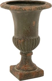 Zelený antik kvetináč Antiqou French - Ø 48*71 cm