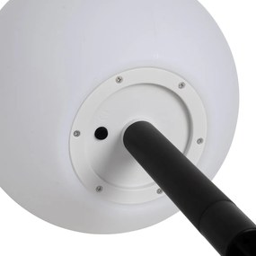 Vonkajšia lampa biela 25 cm vrátane LED IP44 slnečná RGBW - Ludger