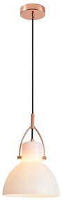 Klausen 111029 - Luster na lanku RACK 1xE27/11W/230V biela/medená