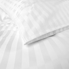 BAVLNENÉ OBLIEČKY STRIPES2 140X200 CM BIELE