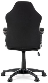 Herné kreslo ECHO — látka, čierna / sivá / modrá