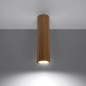 Sollux SL.1034 - Bodové svietidlo ZEKE 1xGU10/40W/230V 30 cm dub