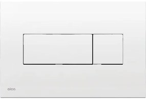 Ovládacie tlačidlo Alca plast biela lesk M370, 1 ks